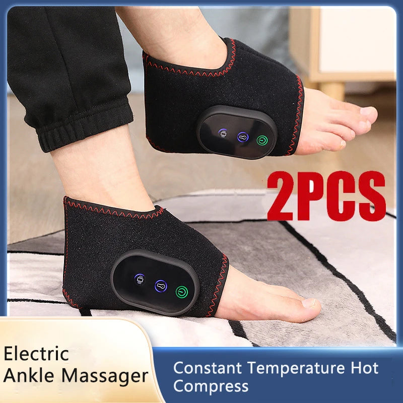 Electric Foot Warmer Massager With Heat And Foot Vibration