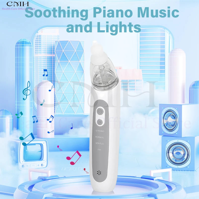 CMH Electric Baby Nasal Aspirator With 3 Suction Modes