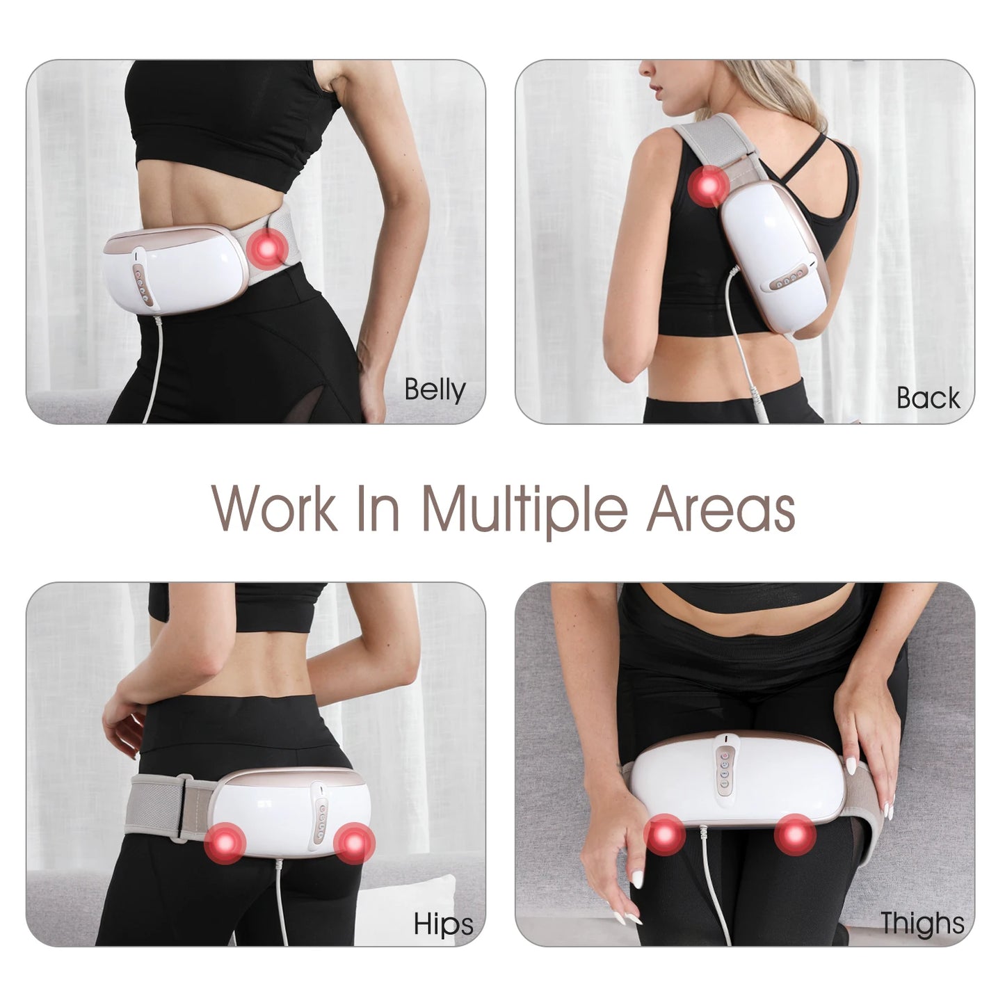 Slimming Belt Massage Machine Belly Fat Burner For Abdomen Waist
