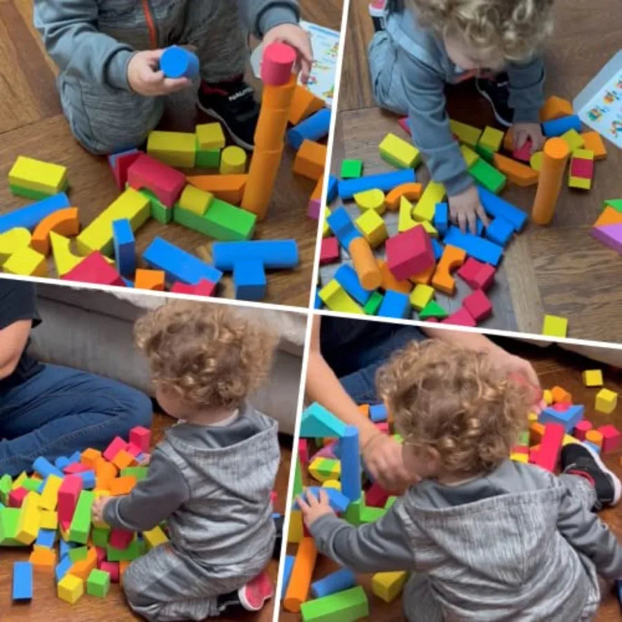 Foam Building Blocks For Toddlers EVA Soft Stacking Toys