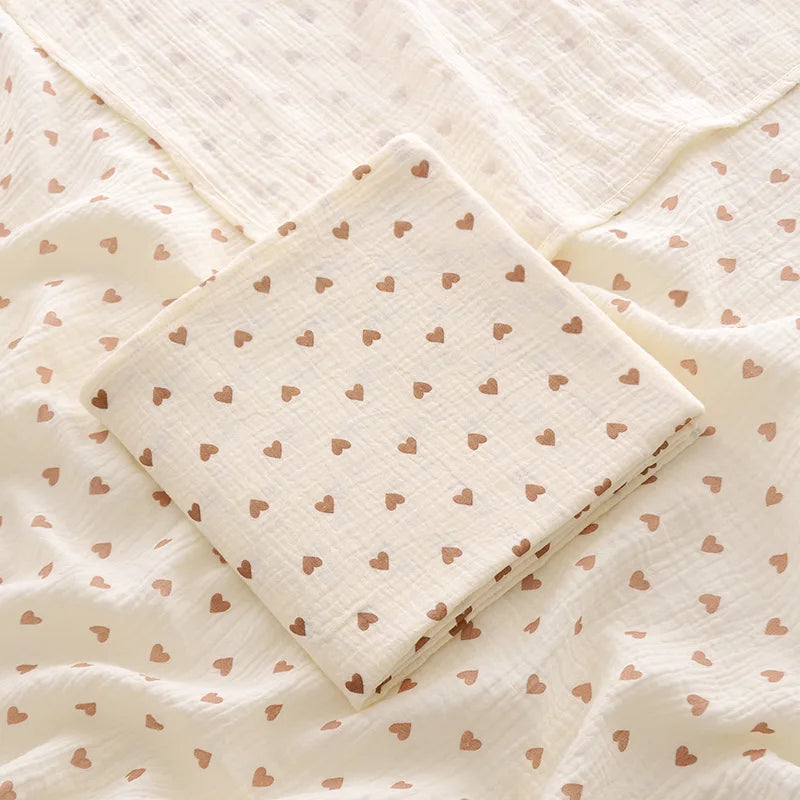 OIMG Baby Receive Blanket Cotton Muslin Swaddle For Newborn