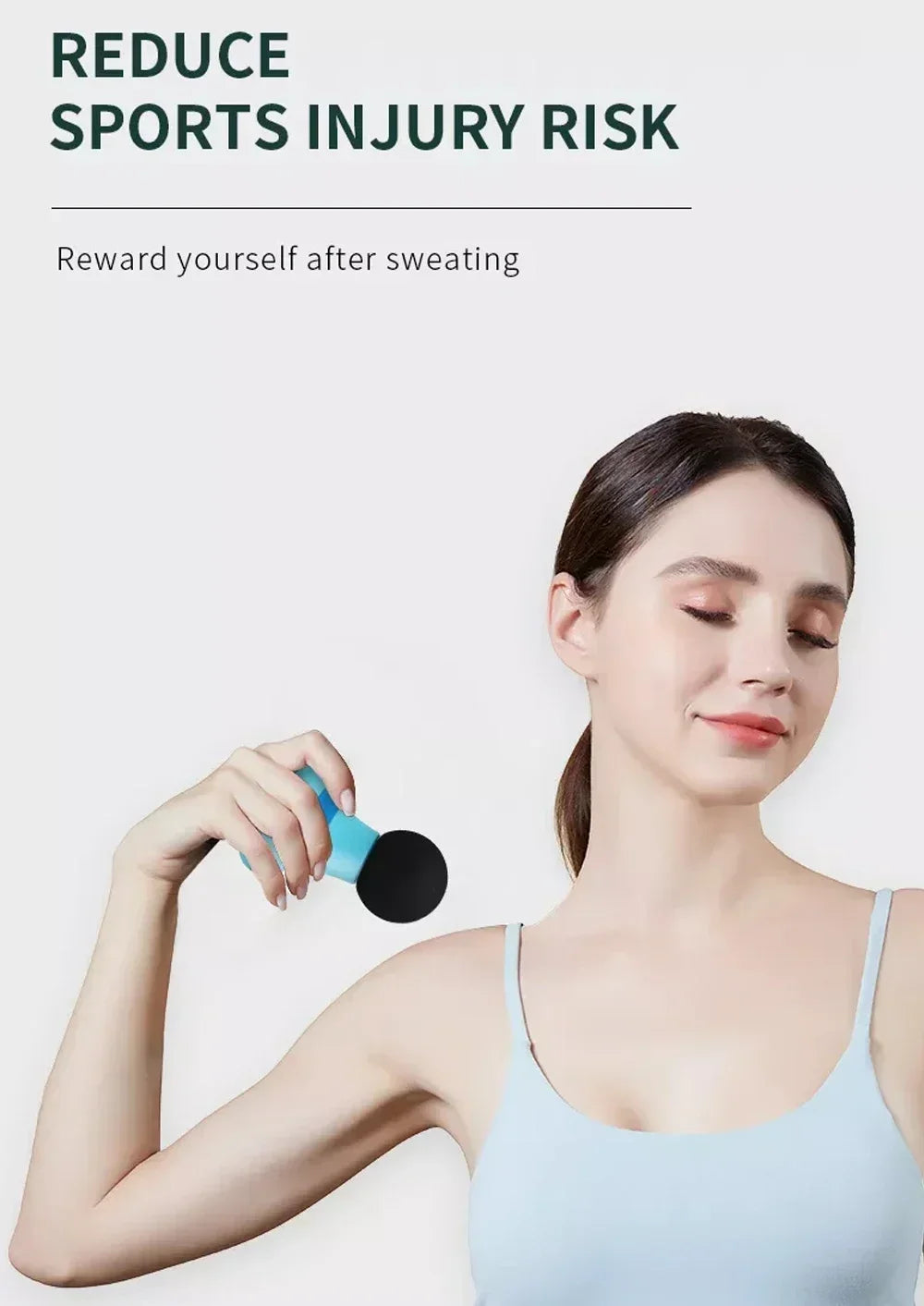 Mini Portable Massage Gun Deep Tissue Percussion Handheld Massager