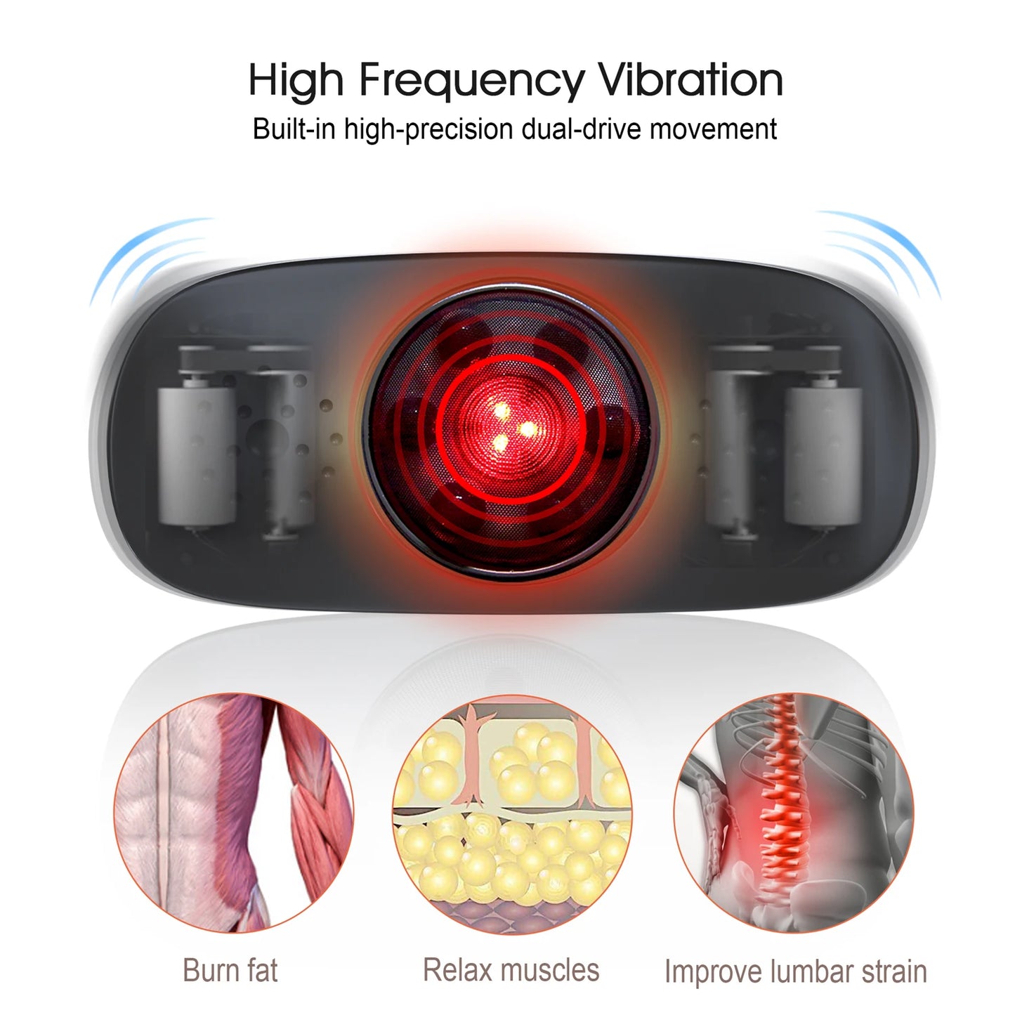 Slimming Belt Massage Machine Belly Fat Burner For Abdomen Waist