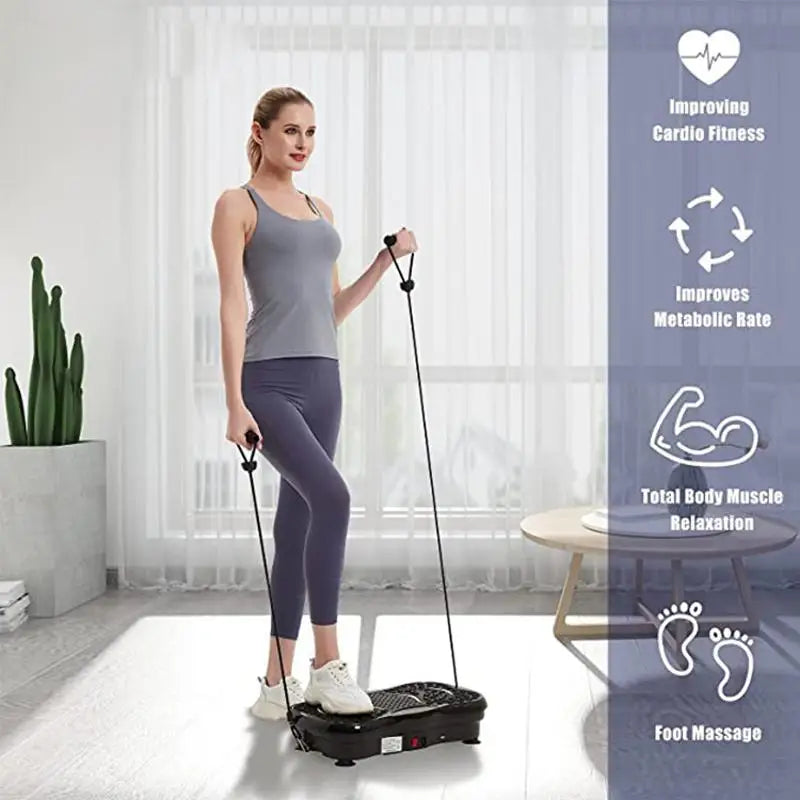 SHFY Vibration Plate Exercise Machine For Full Body Massage