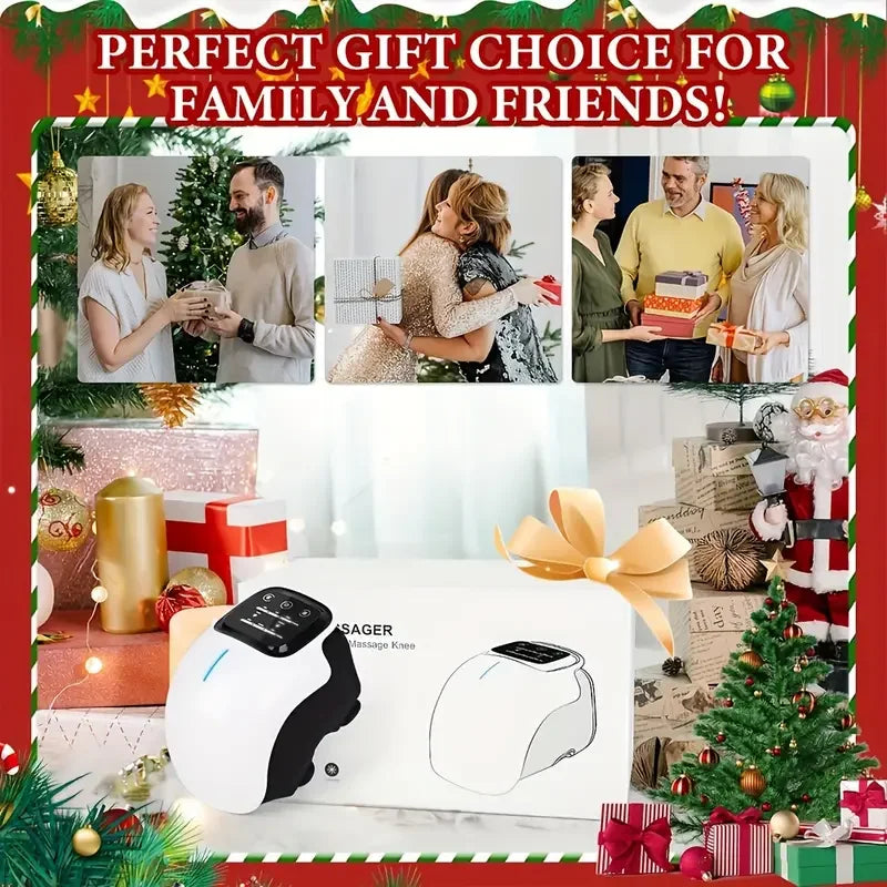 OpeningSmile Cordless Knee Massager With Heat And Vibration