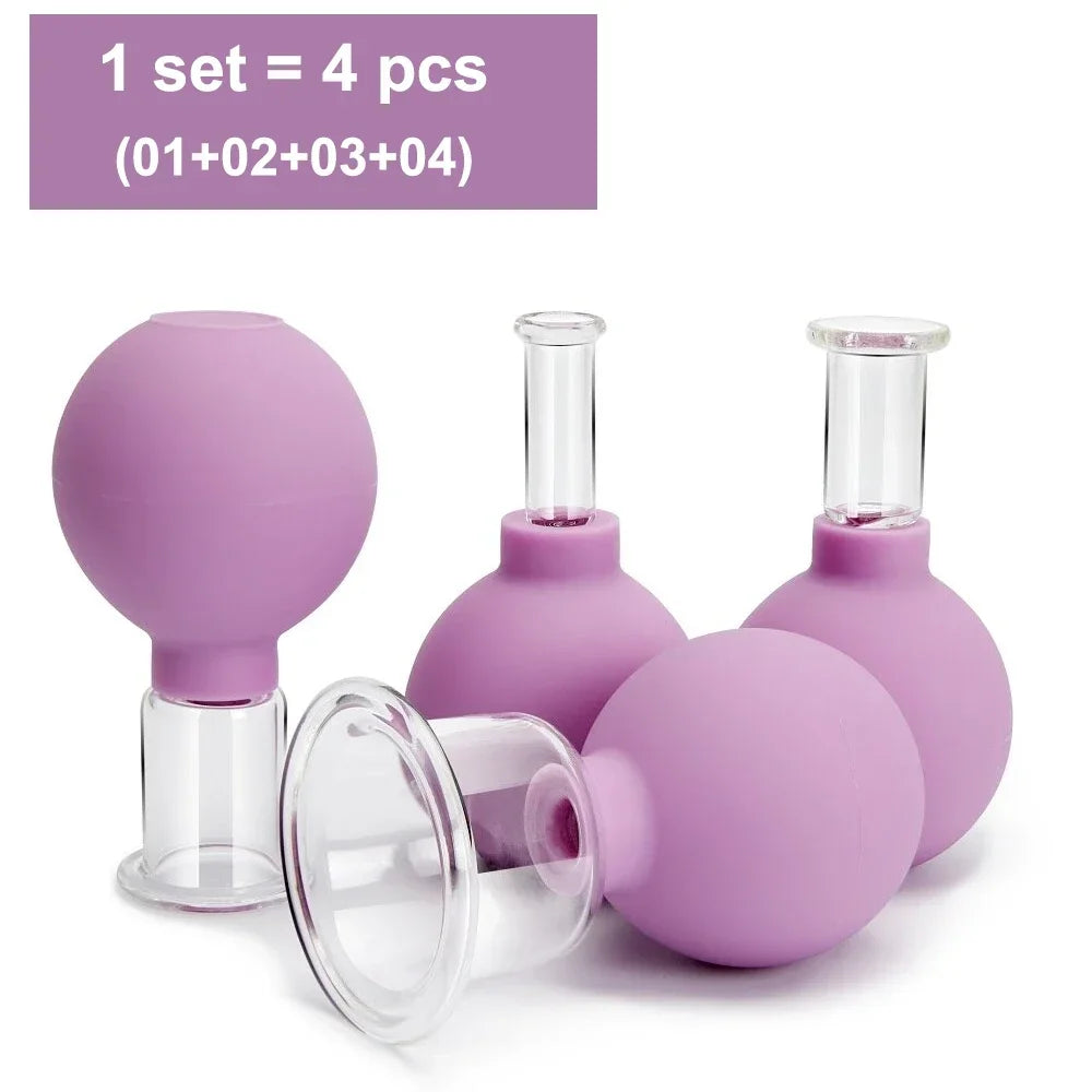 Mokarle Rubber Cupping Face Massager Vacuum Eye Lifting Tool