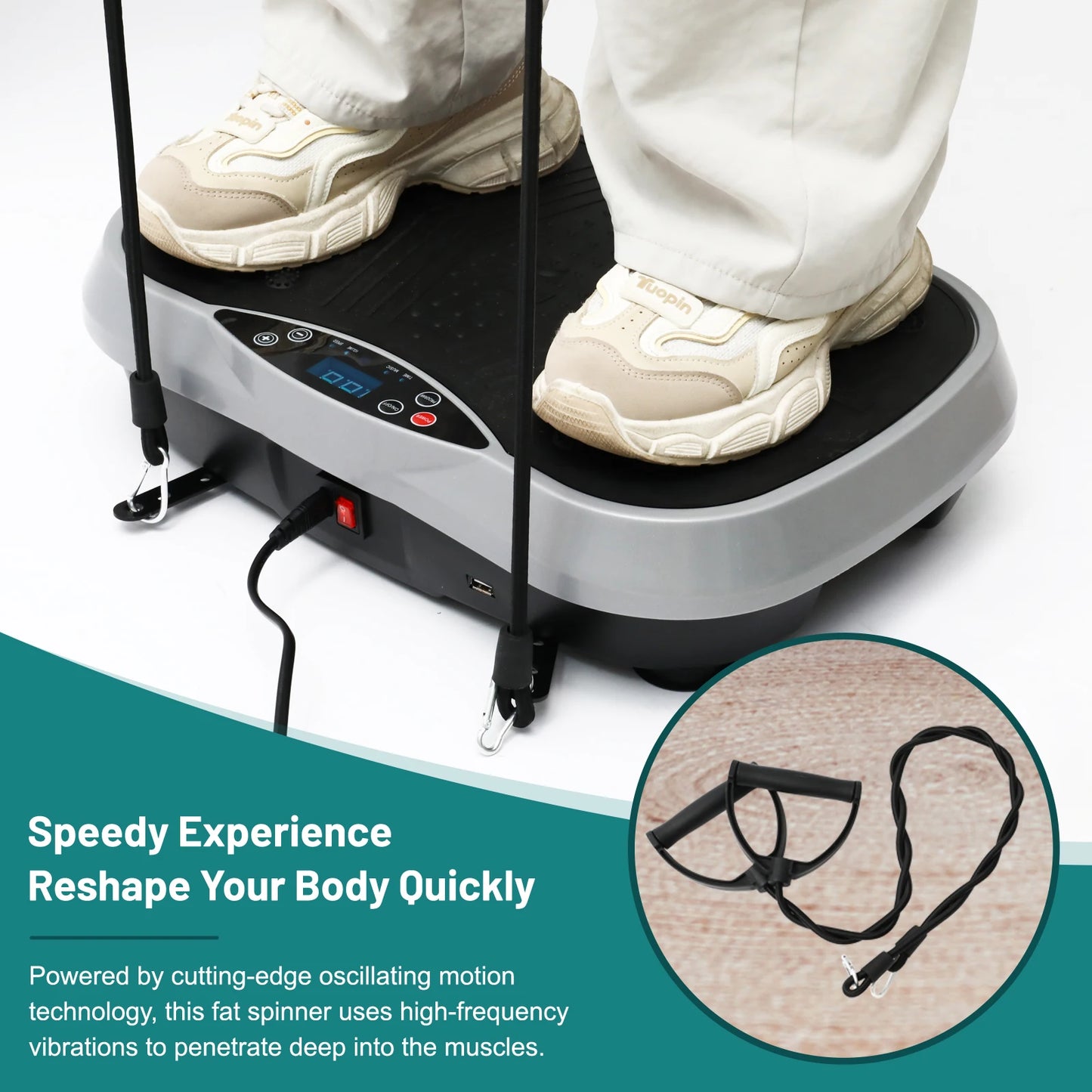 Vibration Plate Exercise Machine for Full Body Fat Burning