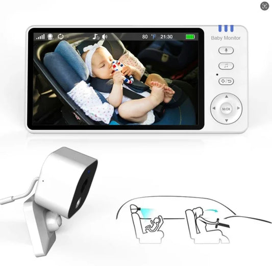 PSABM950 Car Baby Monitor With LCD VOX 2.4GHz Wireless