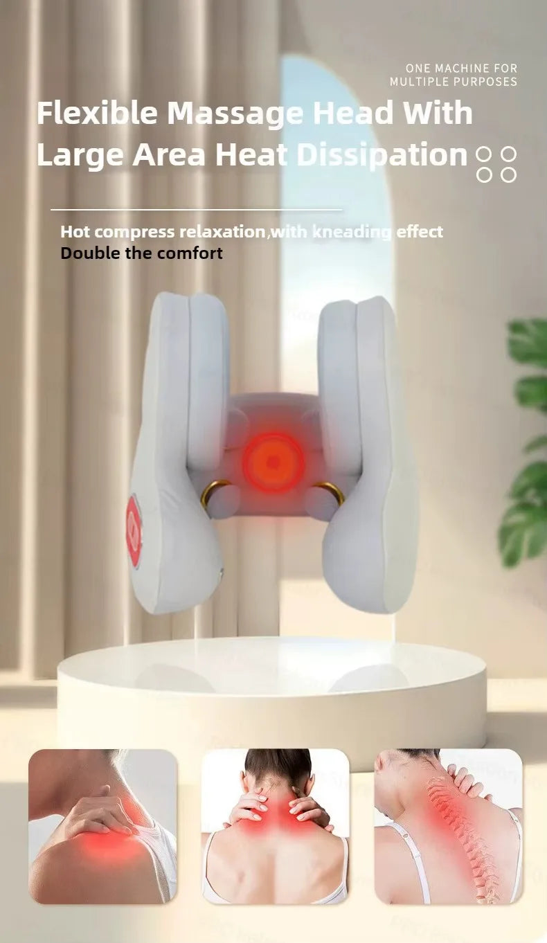 Wireless Neck Massager With Bluetooth Music And Sleep Therapy