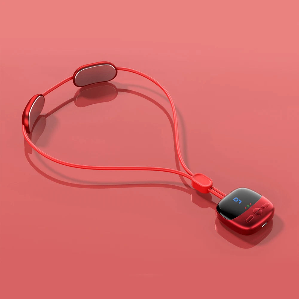 Smart Neck Massager EMS With Portable Hot Compress For Relaxation