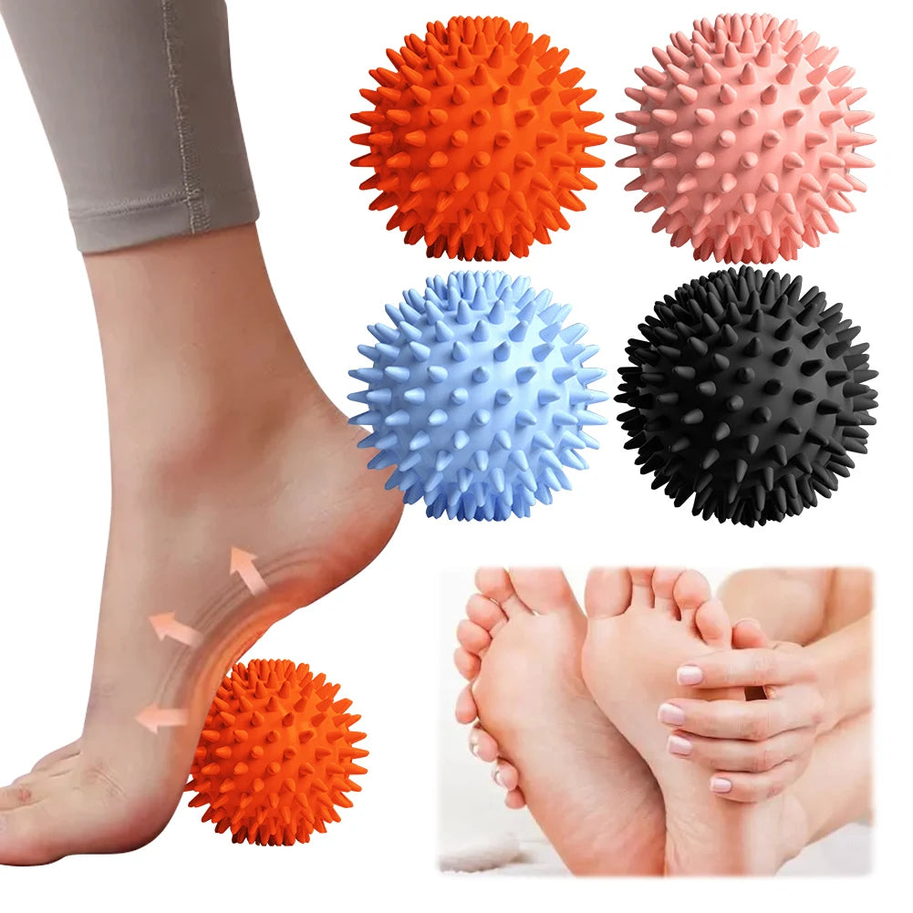 Spiky Massage Ball Roller For Plantar Fasciitis Deep Tissue Relief