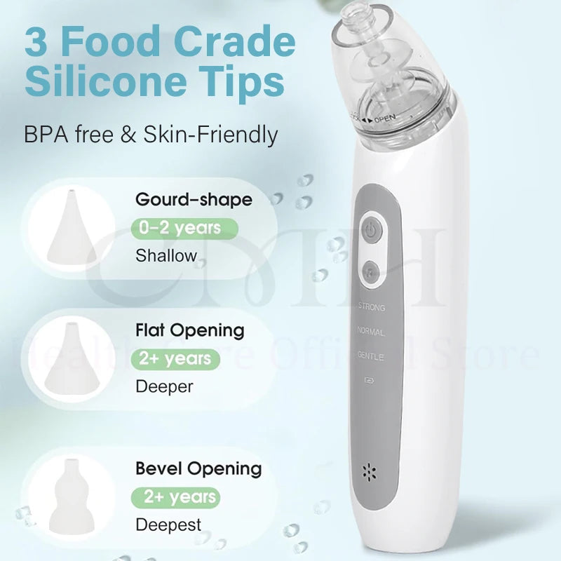 CMH Electric Baby Nasal Aspirator With 3 Suction Modes