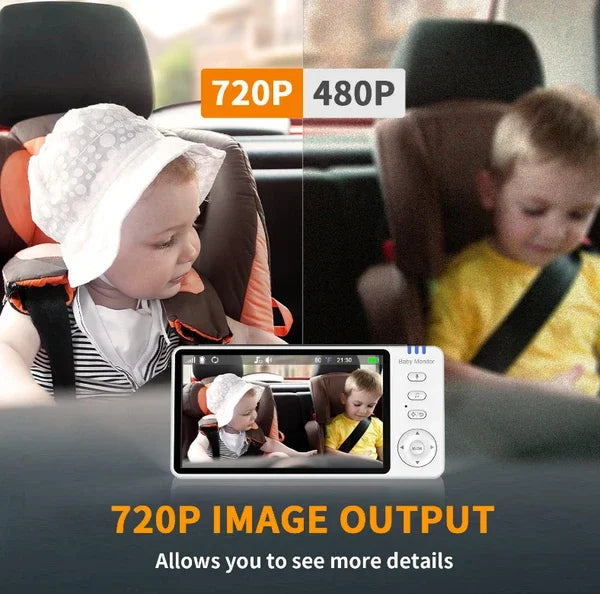 PSABM950 Car Baby Monitor With LCD VOX 2.4GHz Wireless