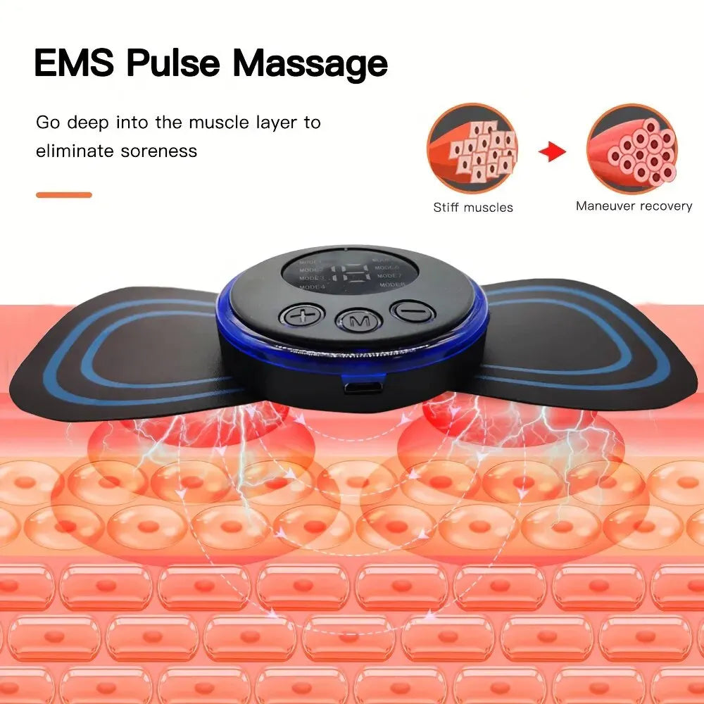Rechargeable Neck Massager With EMS And Remote Control