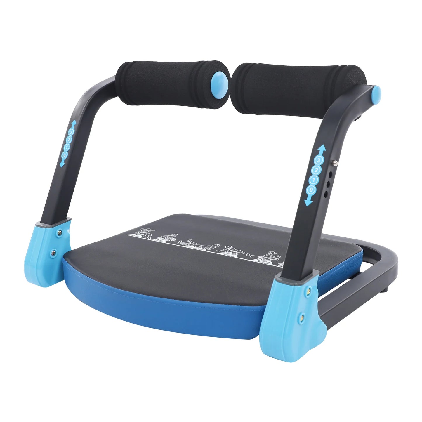 Ab Trainer Sit Up Exercise Equipment With 265 Lbs Capacity