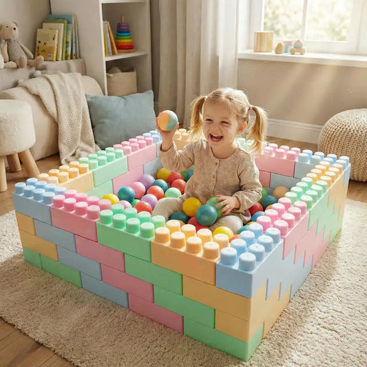64-Piece Building Blocks for Toddlers Educational Toy