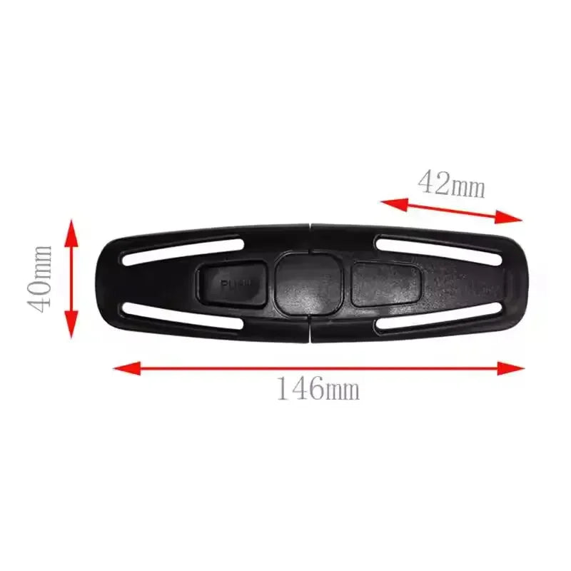 Baby Car Seat Belt Clip Five Point Buckle Lock Safety