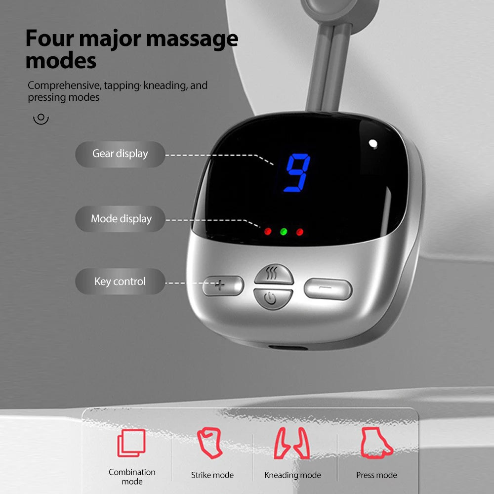 Smart Neck Massager EMS With Portable Hot Compress For Relaxation