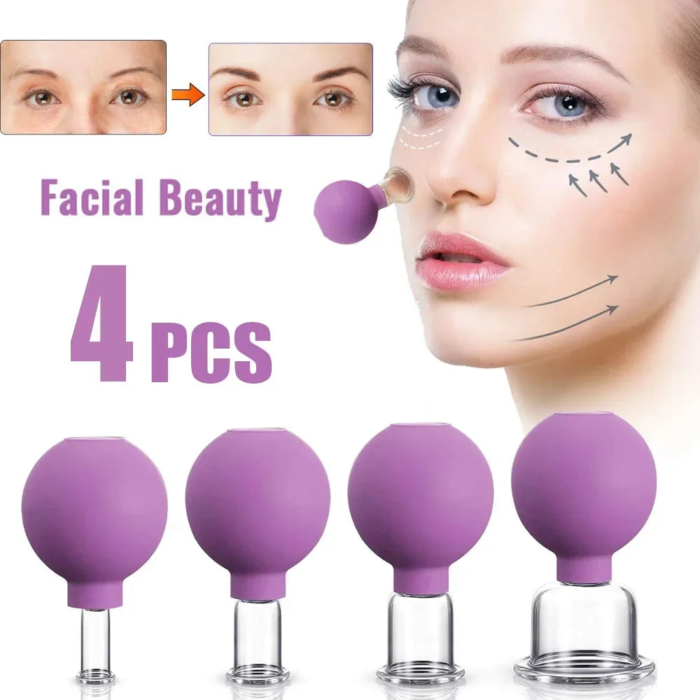 Mokarle Rubber Cupping Face Massager Vacuum Eye Lifting Tool