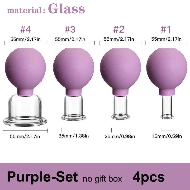 Mokarle Rubber Cupping Face Massager Vacuum Eye Lifting Tool