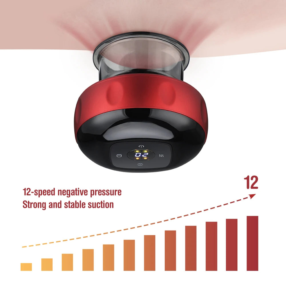 Hailicare Electric Cupping Massager With Vacuum Suction And Gua Sha