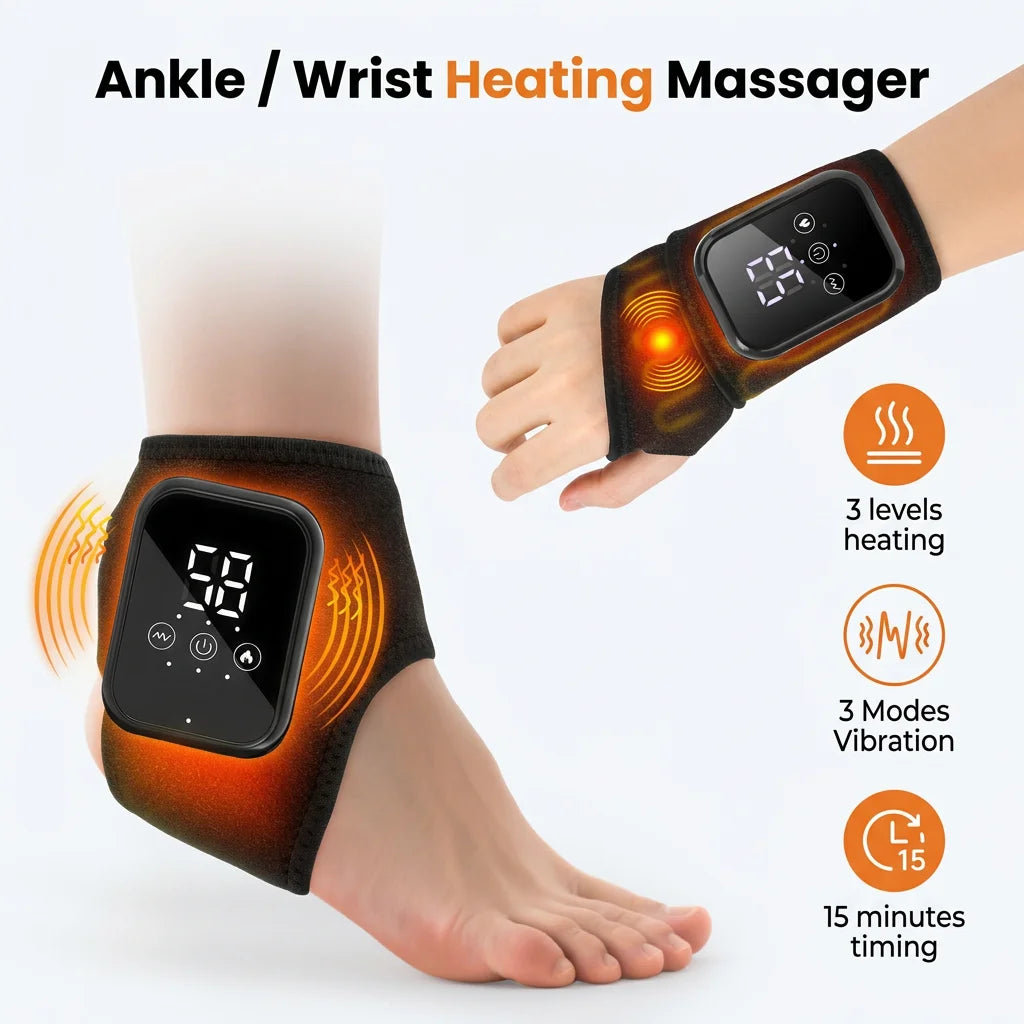 Moajaza Cordless Heated Massager For Ankle And Wrist