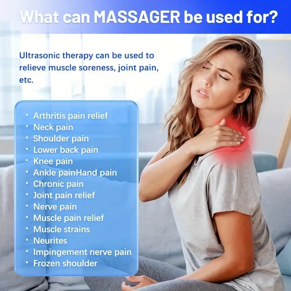 Rechargeable Neck Massager With EMS And Remote Control