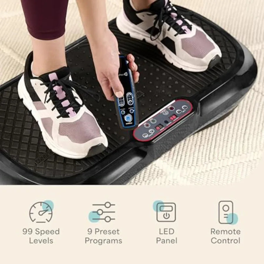 SHXI Waver Vibration Plate For Full Body Workout Lymphatic Drainage