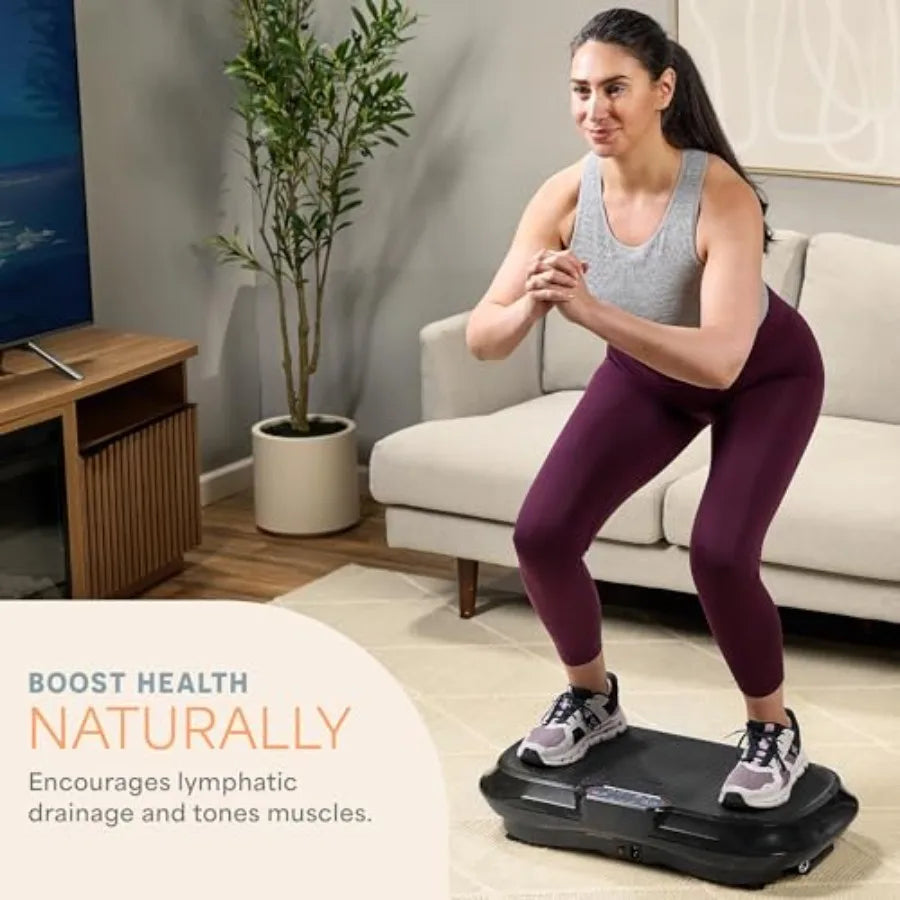 SHXI Waver Vibration Plate For Full Body Workout Lymphatic Drainage