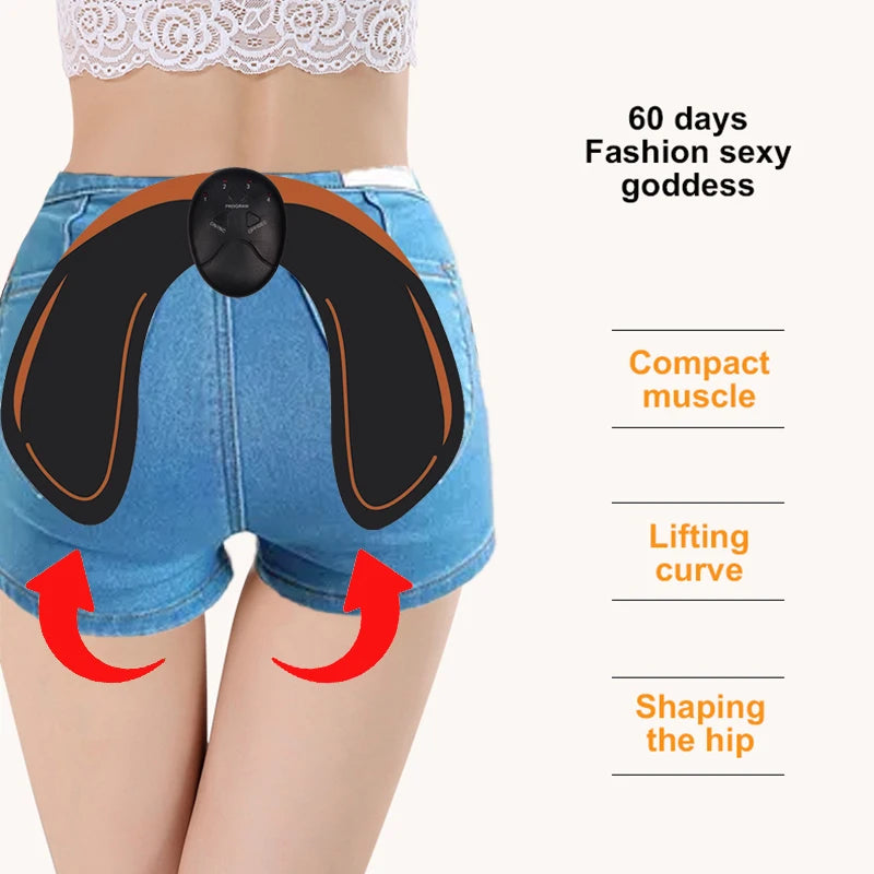 Wireless Hip Trainer Massager For Buttock Lifting And Abs Toning