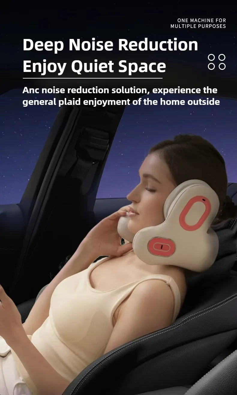 Wireless Neck Massager With Bluetooth Music And Sleep Therapy