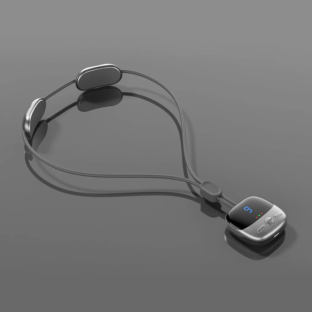 Smart Neck Massager EMS With Portable Hot Compress For Relaxation