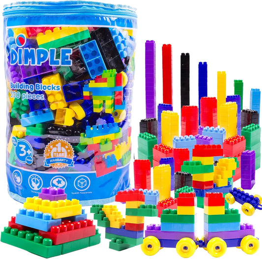 Dimple Building Blocks For Toddlers 300 Pieces STEM Learning Puzzle