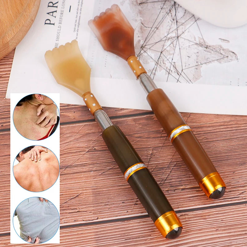 Jetting Extendable Magnetic Back Scratcher Telescopic Massager