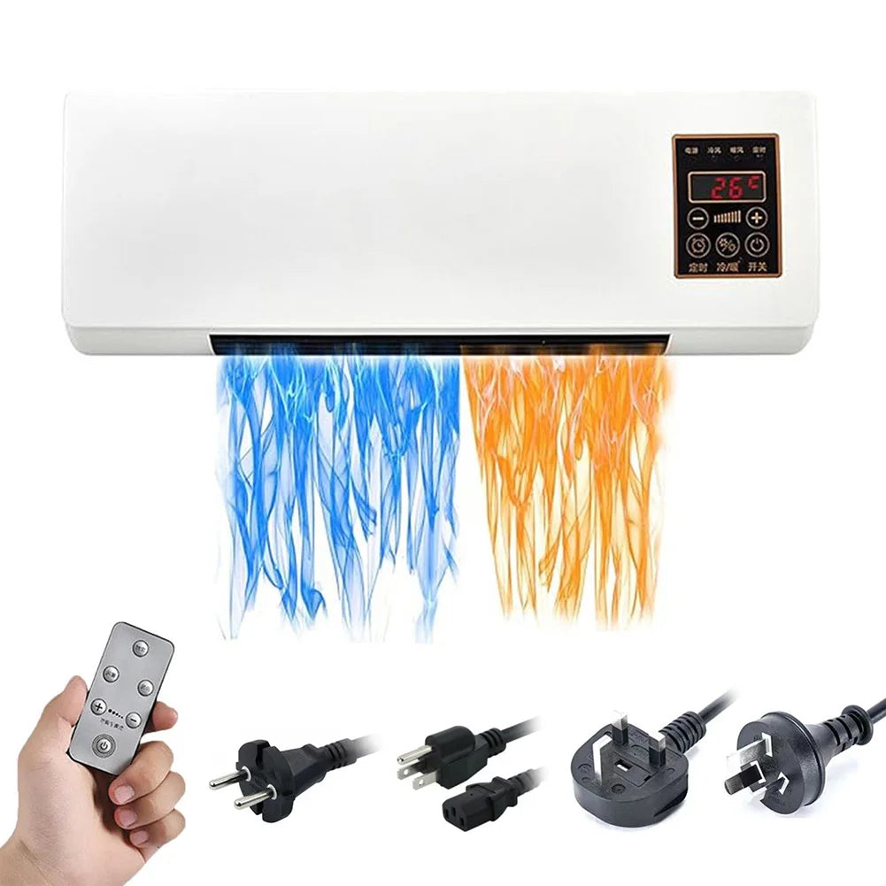APWIKOGER Wall Mounted Portable Air Conditioner With Remote