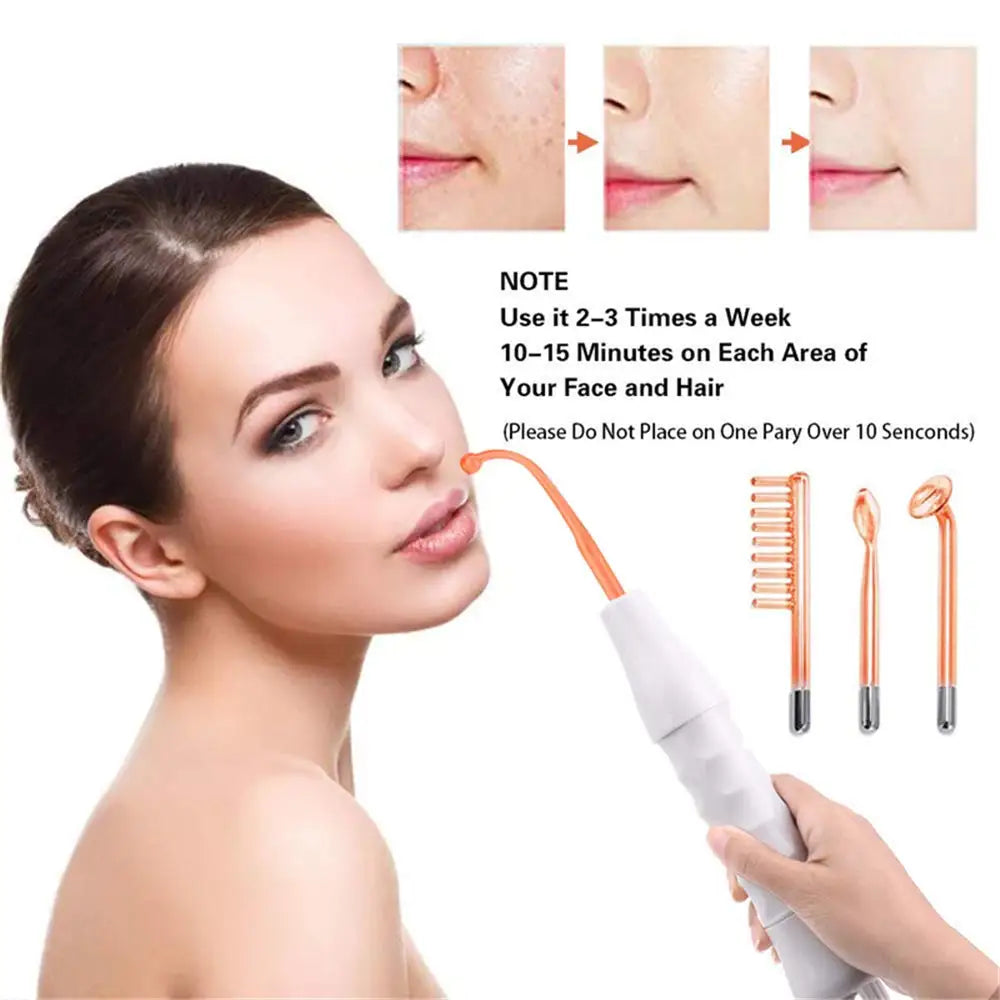 AOKO 4-In-1 High Frequency Facial Device With Electrodes