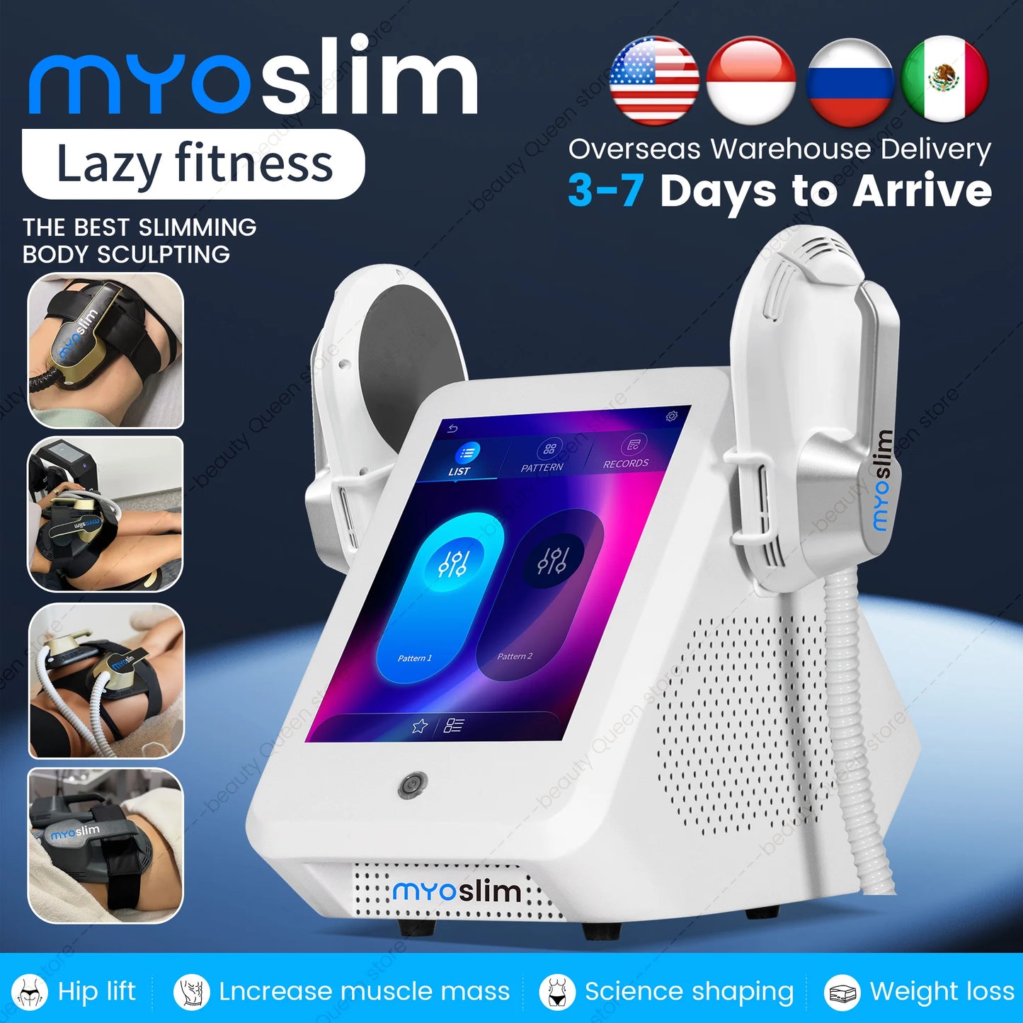 MYOSLIM 6500W EMS Neo RF Body Sculpting Machine Pro