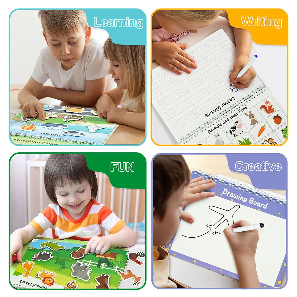 Busy Book for Toddlers and Preschoolers Educational Activity Book