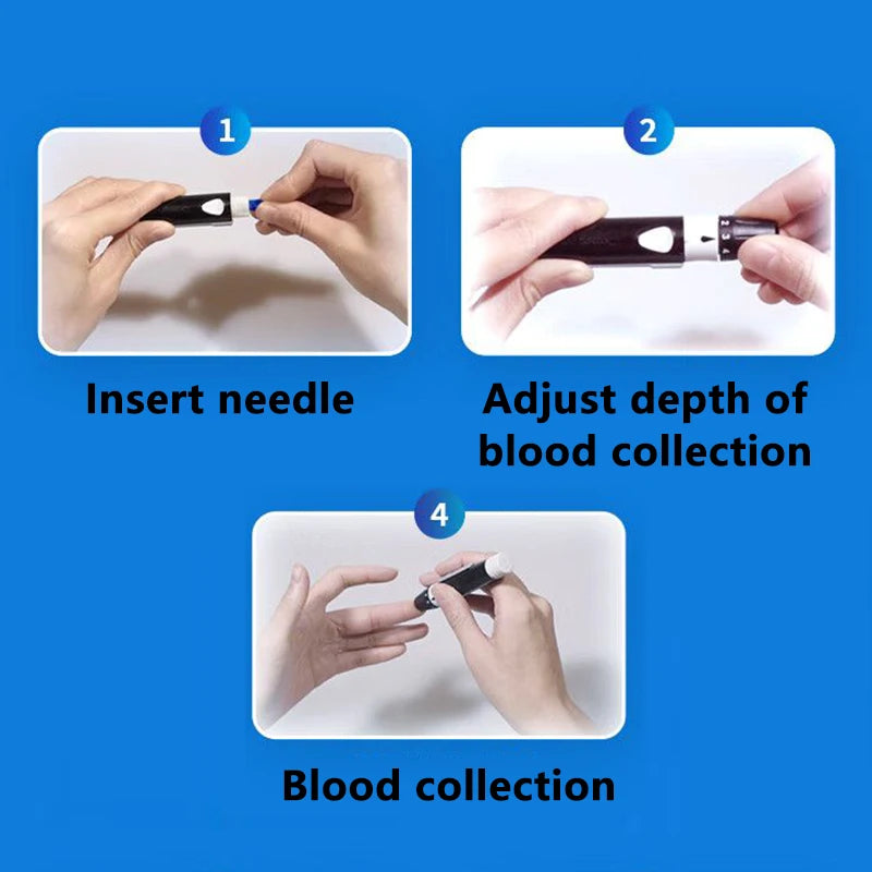 Bayer Contour Plus Original Blood Collection Pen Multispeed Adjustment