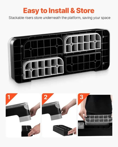 AeroExercise Step Platform for Home Gym Cardio Training