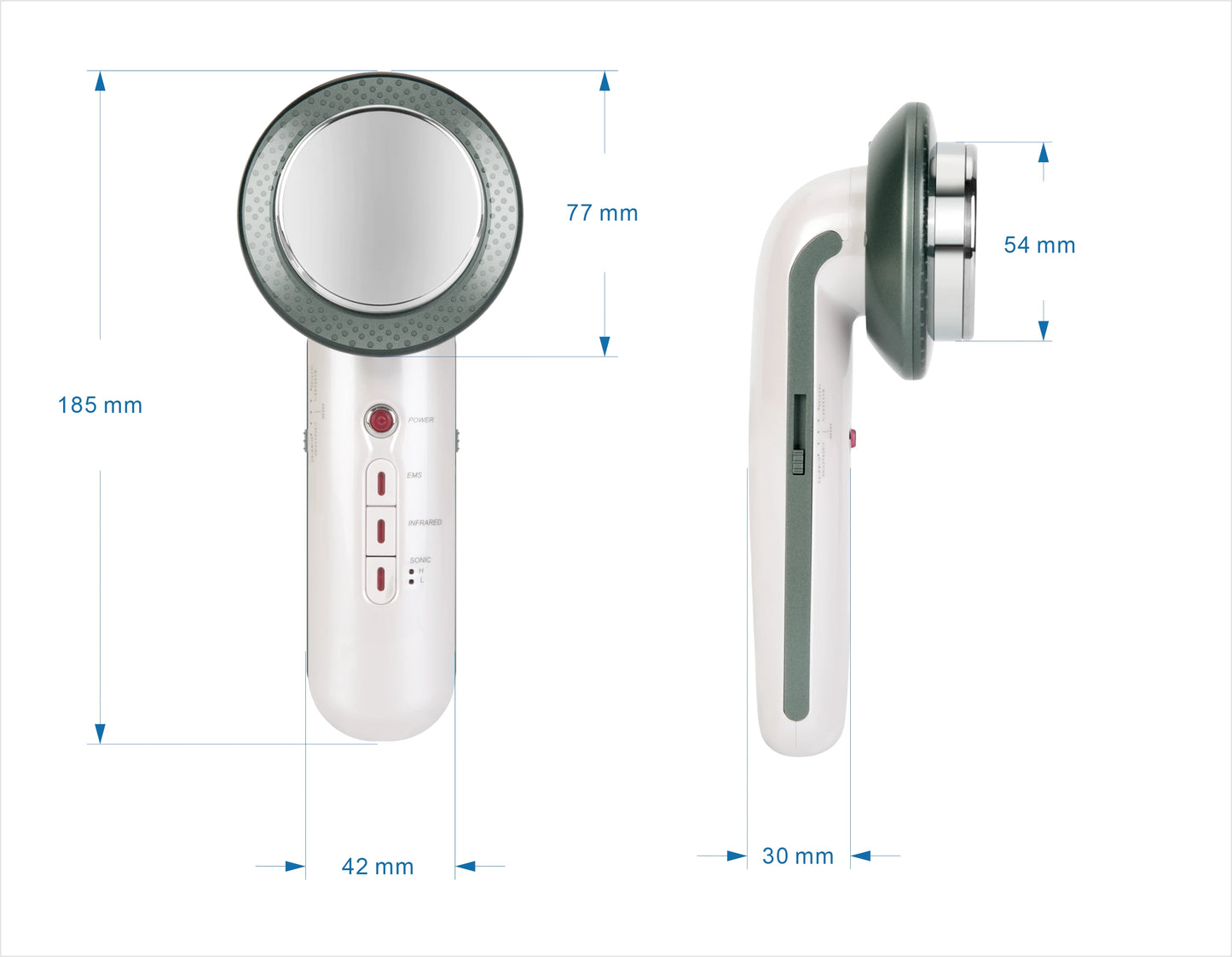 Moajaza 3 In 1 Ultrasonic Cavitation EMS Slimming Massager