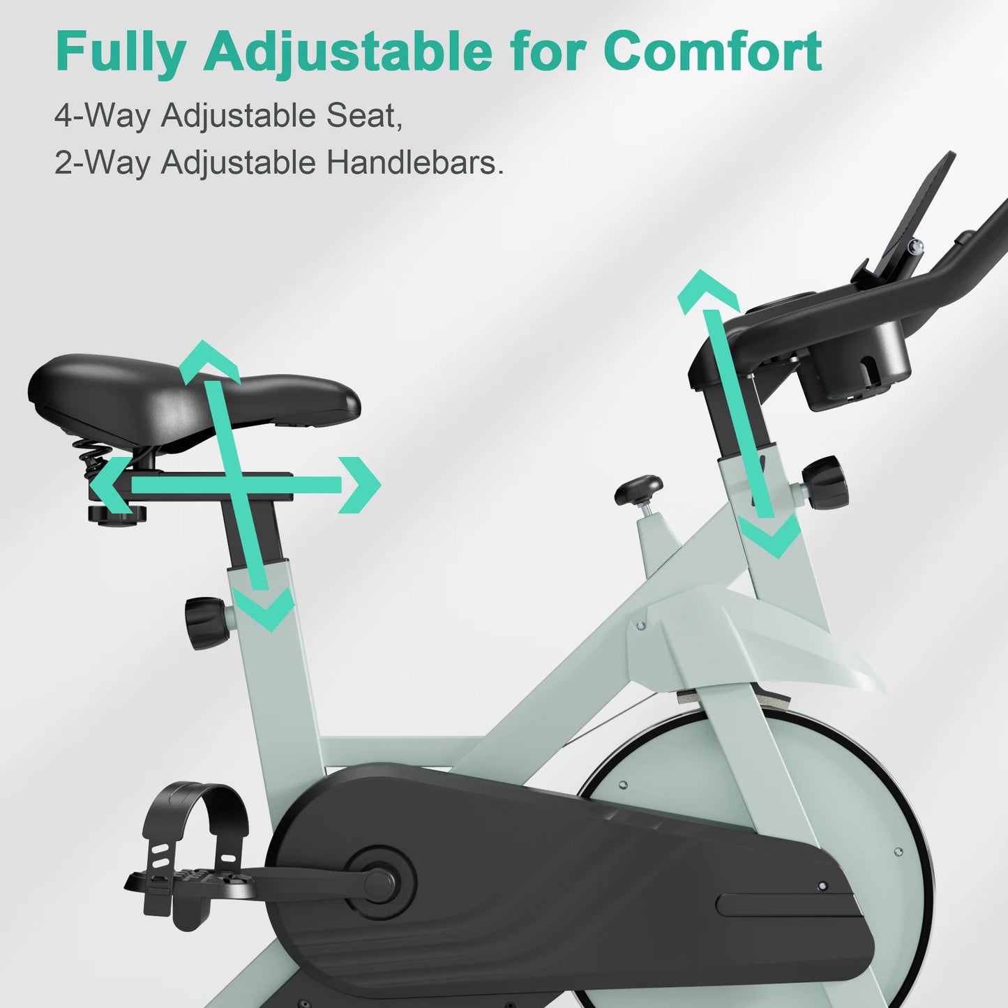 Superun Magnetic Resistance Exercise Bike With 32 Levels