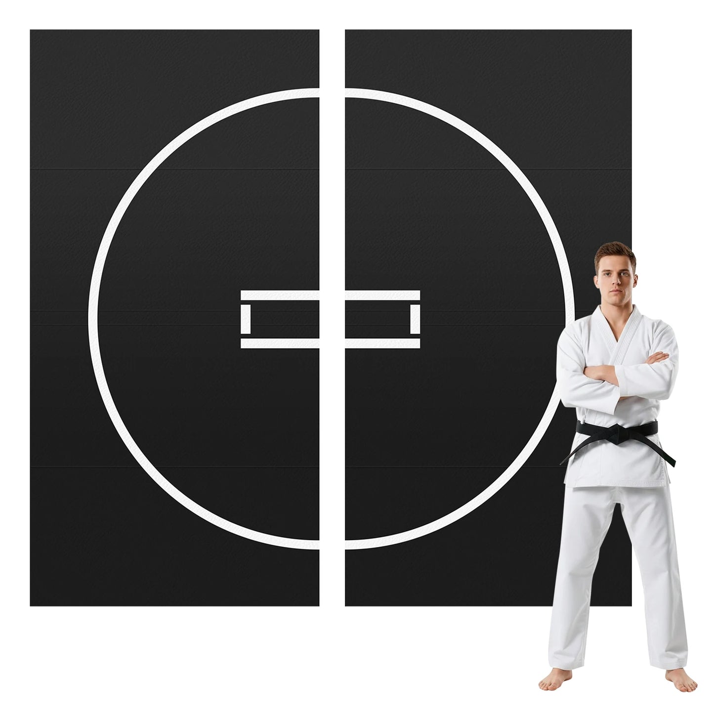 ALIILEE MMA BJJ Judo Training Mat for Grappling