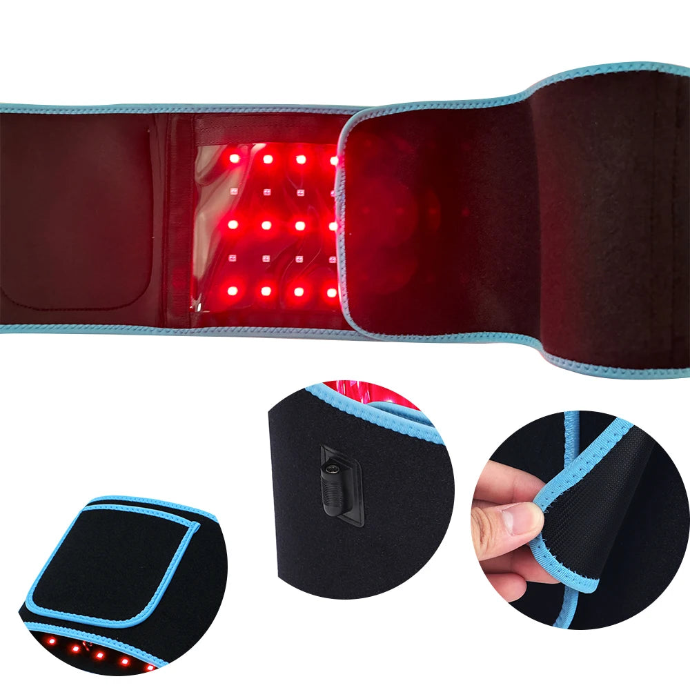 Near Infrared Red Light Belt 660nm 850nm for Body Relaxation
