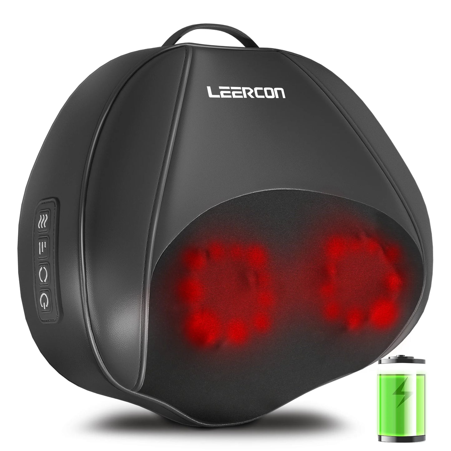 LEERCONElectronic 4-Button 20-Node Plug-In Back Massager With Heat