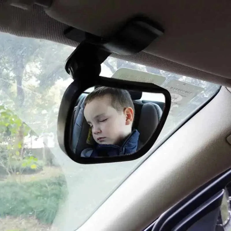 Car Interior Baby Mirror 360 Degrees Rotatable Windshield Suction Clip
