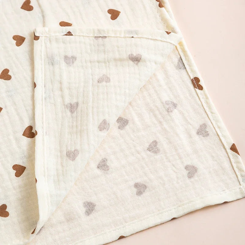 OIMG Baby Receive Blanket Cotton Muslin Swaddle For Newborn