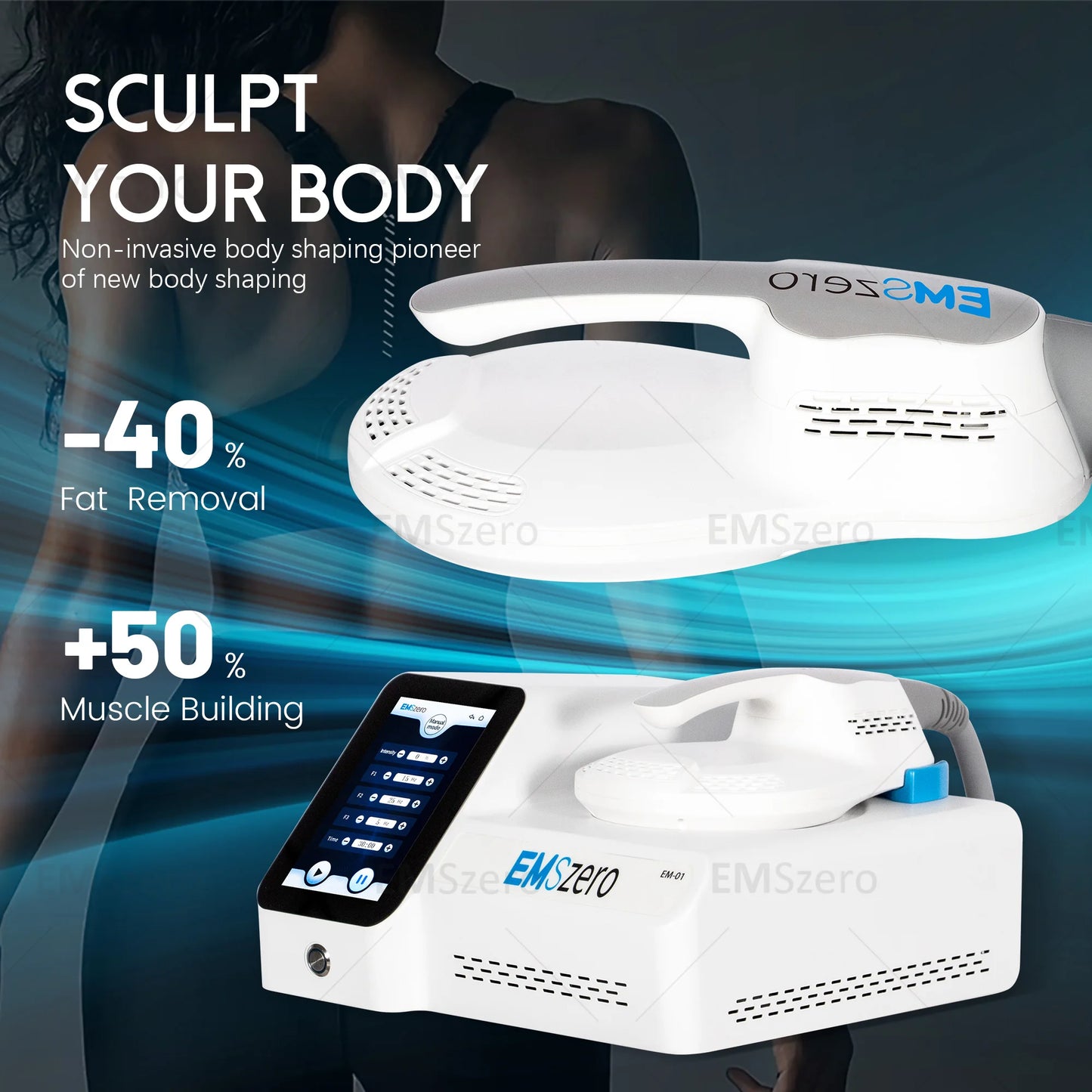 MYOSLIM EMSzero Muscle Sculpt Machine 6500W Body Contouring