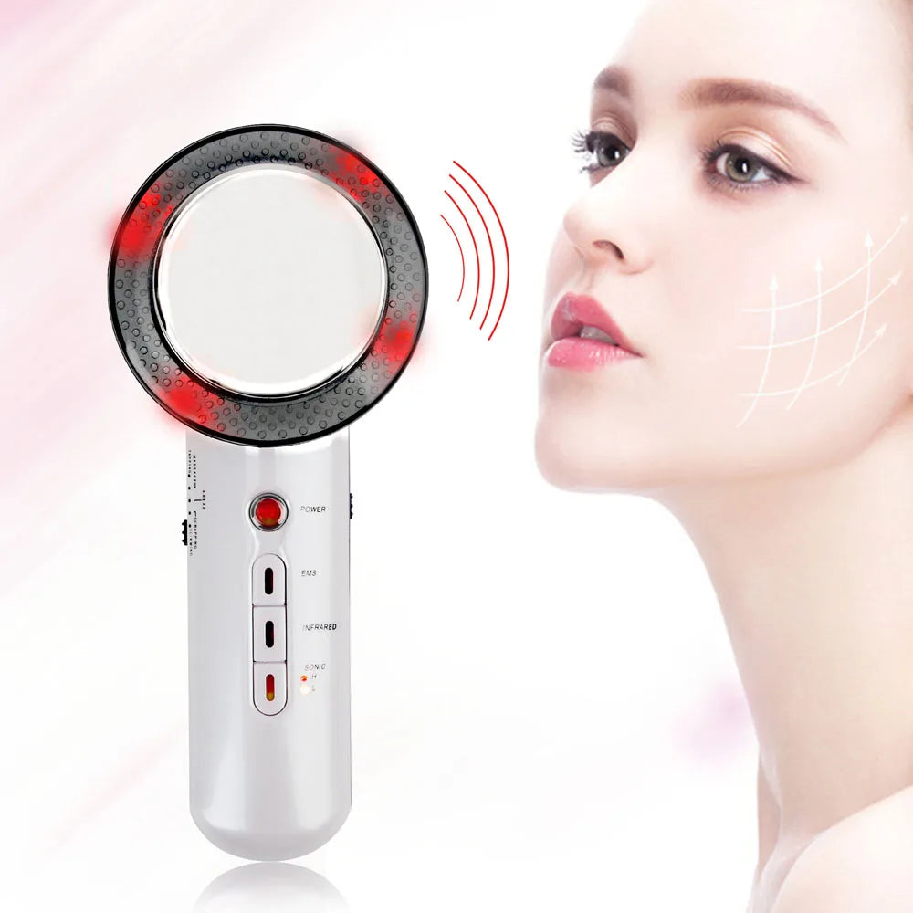 Moajaza 3 In 1 Ultrasonic Cavitation EMS Slimming Massager