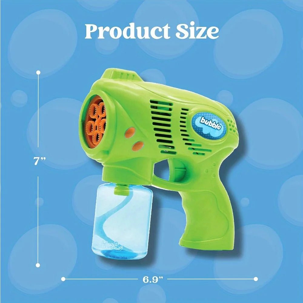 Joyfy Bubble Gun Set With 2 Bottles Refills